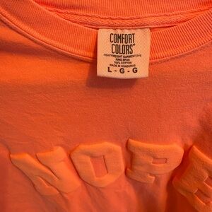 Comfort Colors Vibrant Orange Tee